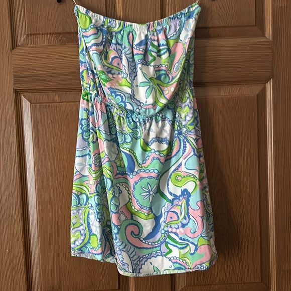 Lilly Pulitzer Strapless Windsor Dress - Picture 1 of 7